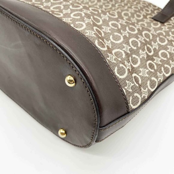 Celine Shoulder Bag C Macadam All Over Pattern Brown - Picture 4 of 9